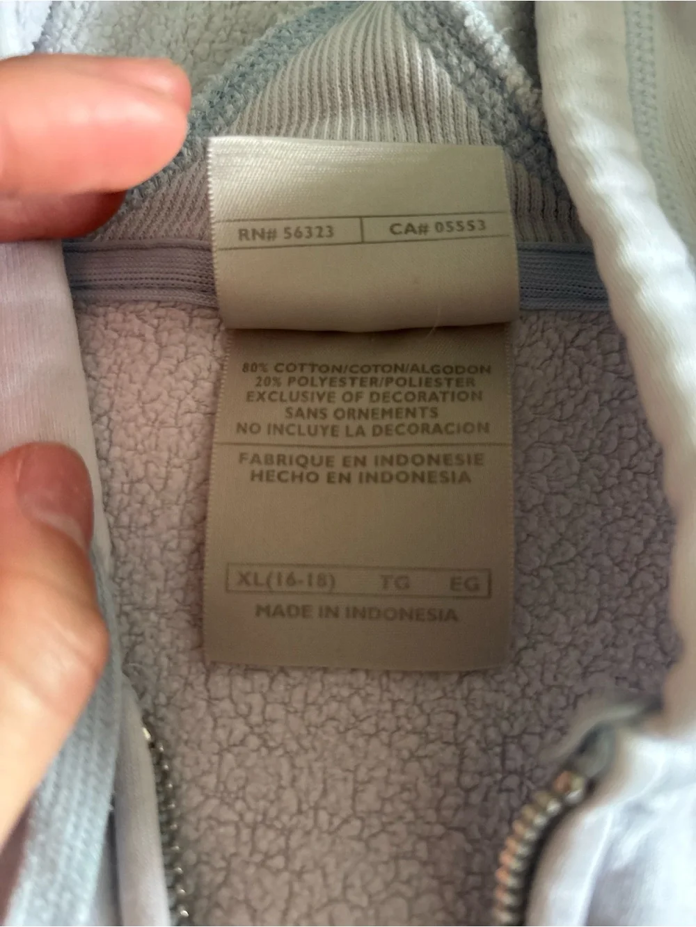Nike Light blue Women's Lightweight Zip Hoodie
